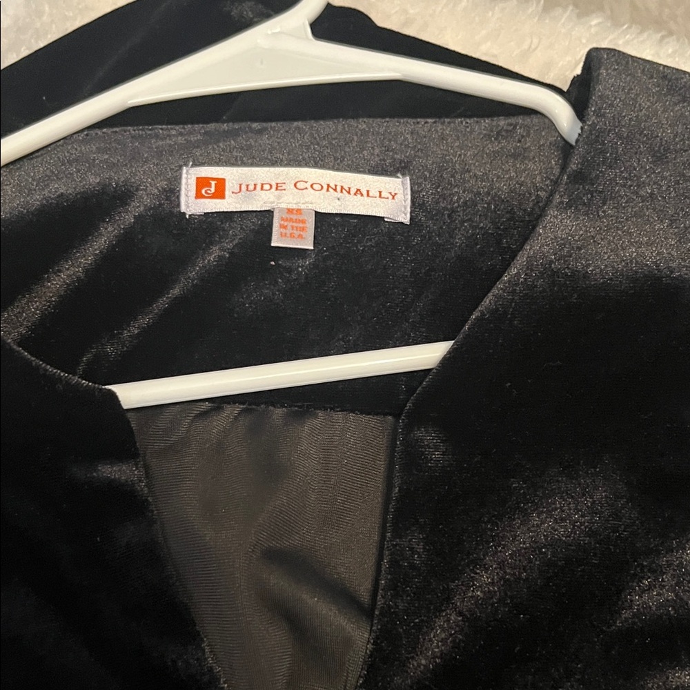 Jude Connally Women's Black Velvet Kerry Dress